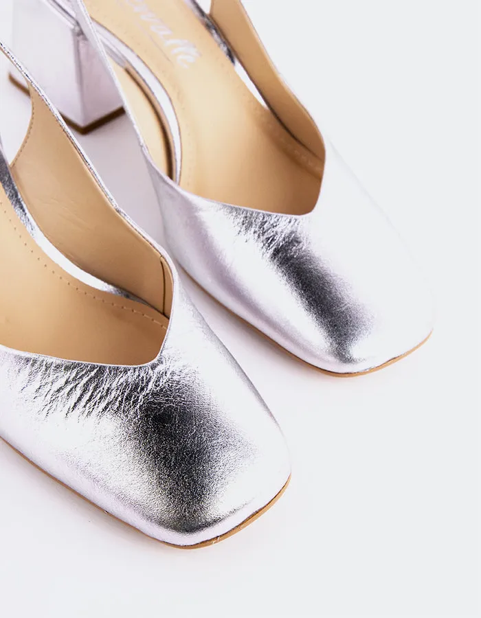 Lysiah Silver Leather sold by L'Intervalle product image thumbnail 2