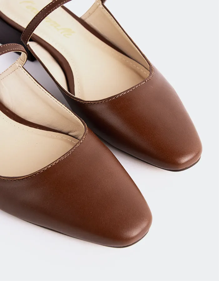 Calantha Cognac Leather sold by L'Intervalle product image thumbnail 2