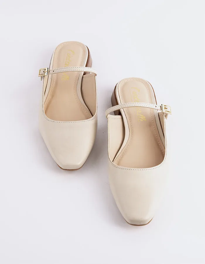 Calantha Off White Leather sold by L'Intervalle product image thumbnail 5