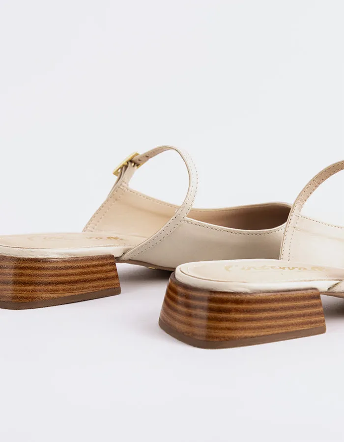 Calantha Off White Leather sold by L'Intervalle product image thumbnail 4