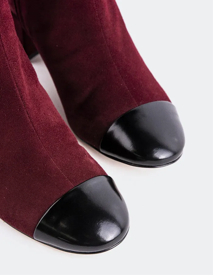 Rozalie Burgundy Suede sold by L'Intervalle product image thumbnail 2