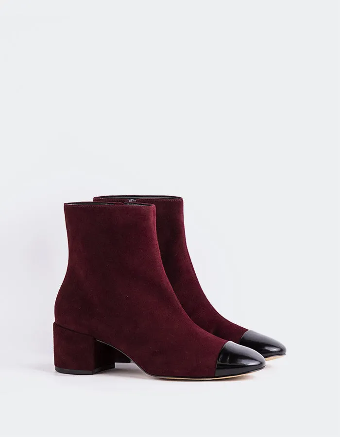 Rozalie Burgundy Suede sold by L'Intervalle product image thumbnail 3