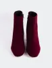 Gracyn Burgundy Suede sold by L'Intervalle