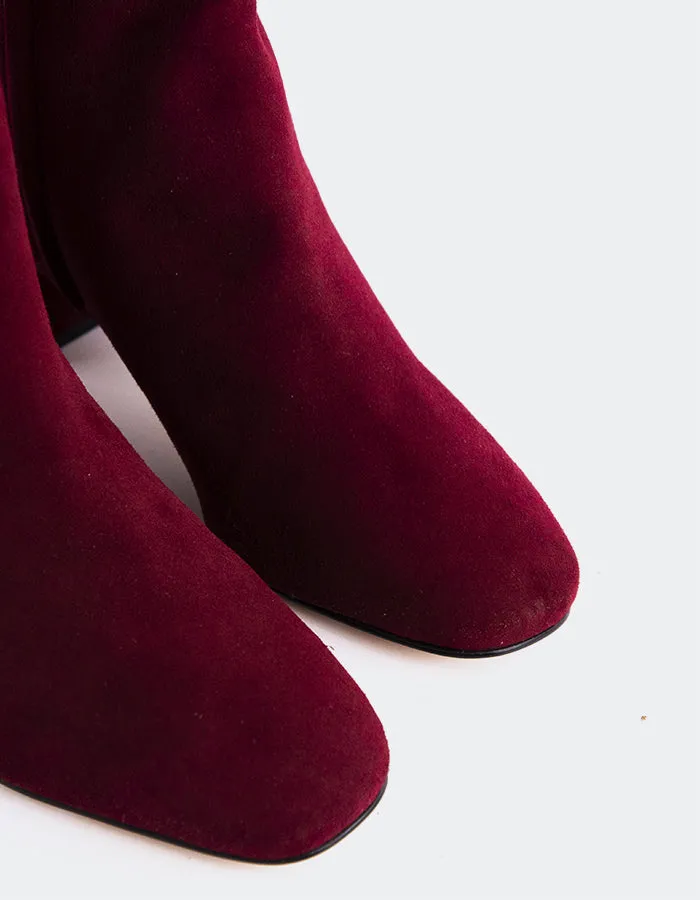 Gracyn Burgundy Suede sold by L'Intervalle product image thumbnail 2