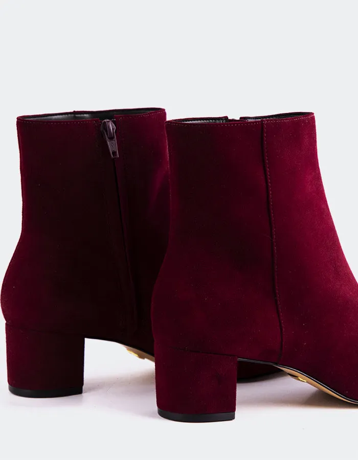 Gracyn Burgundy Suede sold by L'Intervalle product image thumbnail 4