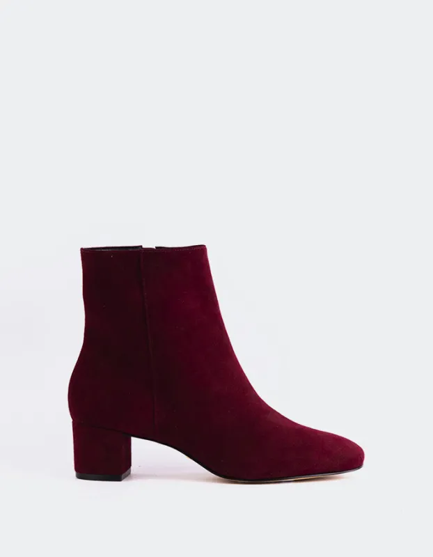 Gracyn Burgundy Suede sold by L'Intervalle