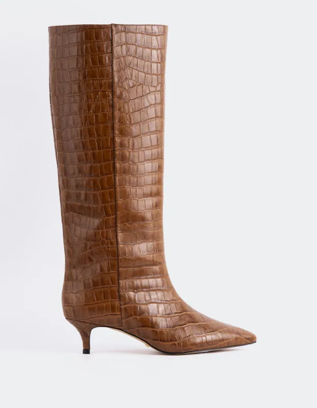 Rynn Cognac Croco sold by L'Intervalle