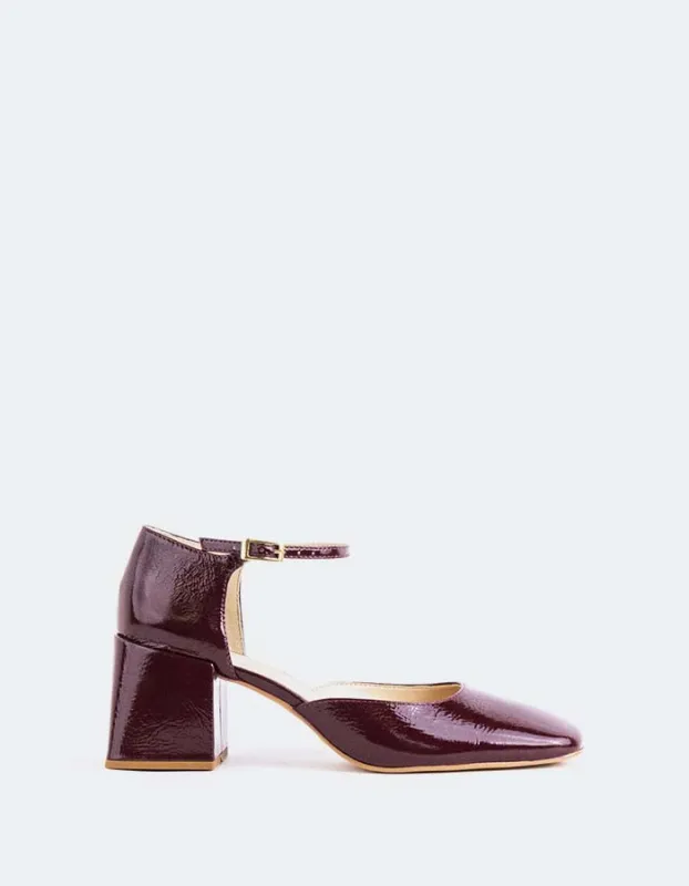 Parenna Burgundy Naplack sold by L'Intervalle