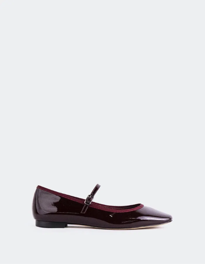 Casilina Burgundy Patent sold by L'Intervalle