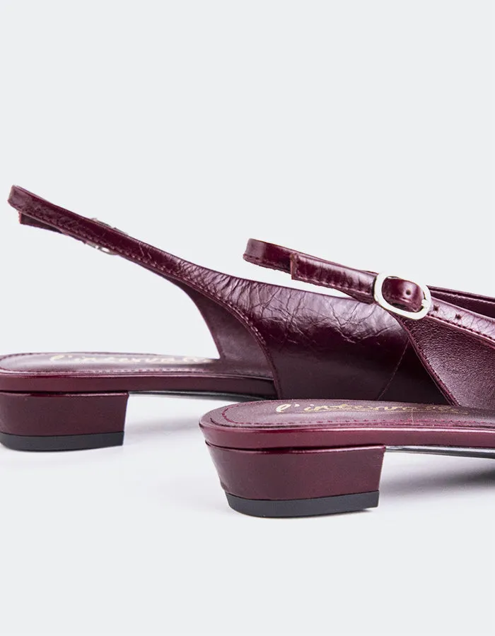 Brassia Burgundy Leather sold by L'Intervalle product image thumbnail 4