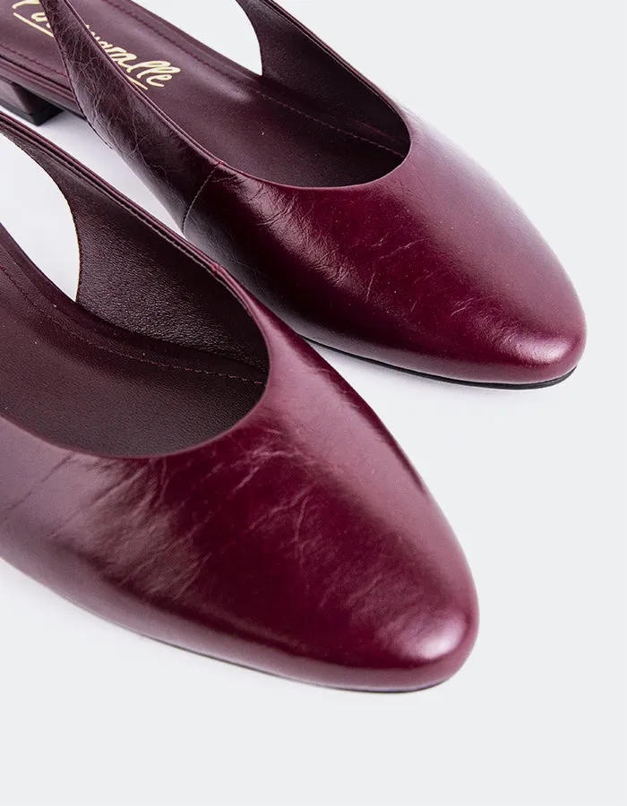 Brassia Burgundy Leather sold by L'Intervalle product image thumbnail 2