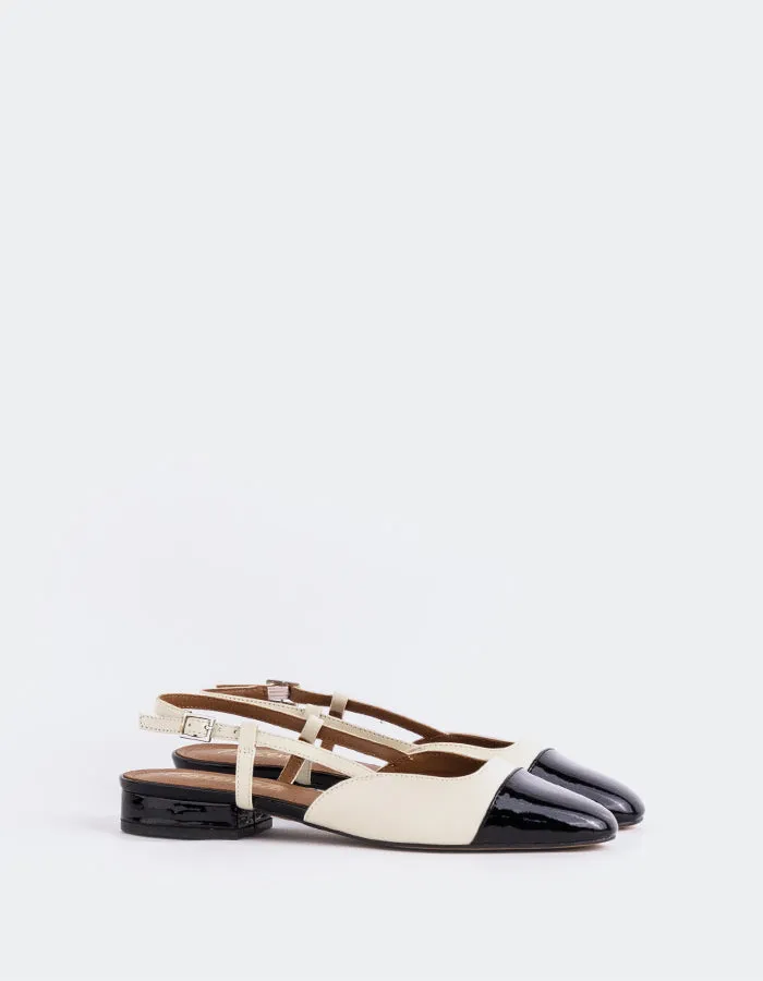 Chysis Black/Off White Patent sold by L'Intervalle product image thumbnail 3