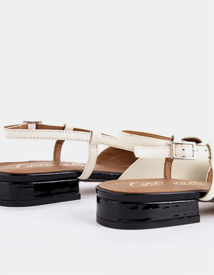 Chysis Black/Off White Patent sold by L'Intervalle product image thumbnail 4