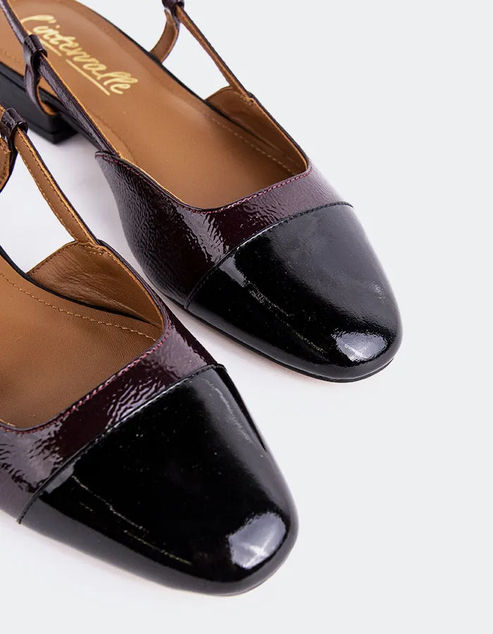 Chysis Black/Burgundy Patent sold by L'Intervalle product image thumbnail 2