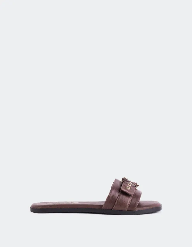 Sherra Brown Leather sold by L'Intervalle