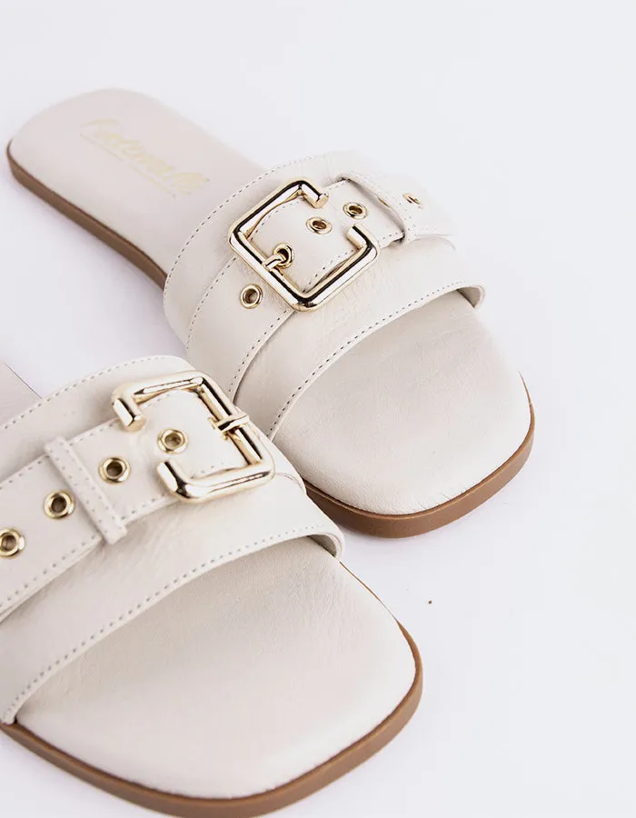 Sherra Off White Leather sold by L'Intervalle product image thumbnail 2