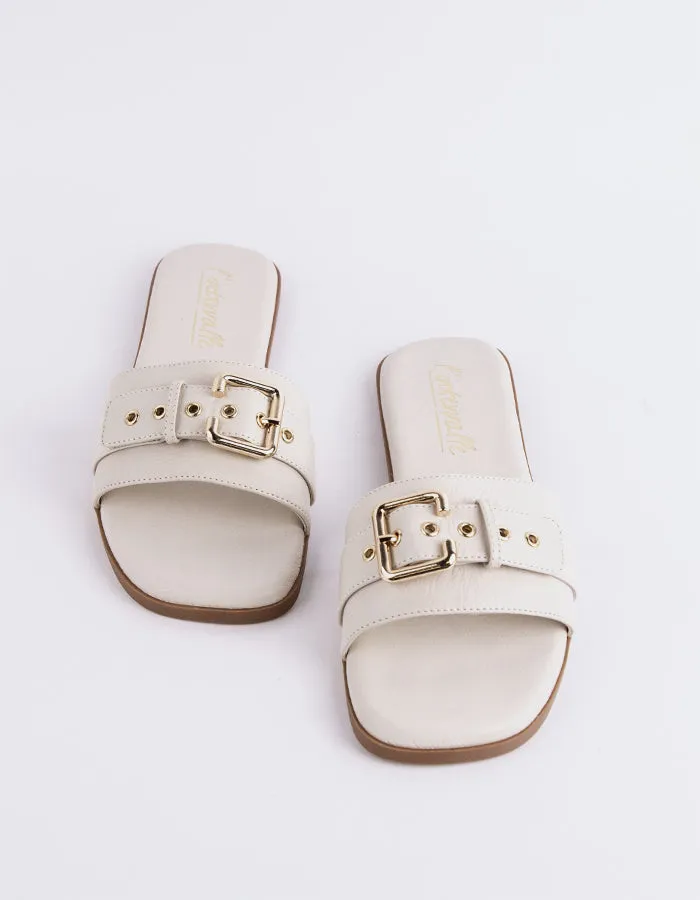 Sherra Off White Leather sold by L'Intervalle product image thumbnail 5