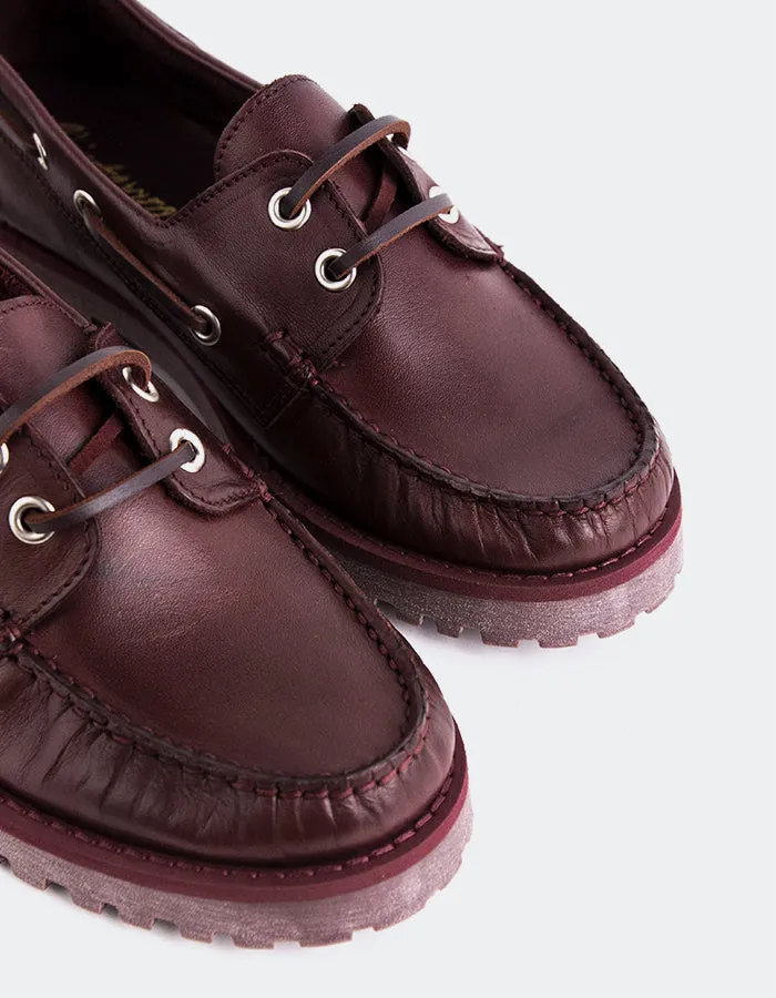 Gaia Burgundy Leather sold by L'Intervalle product image thumbnail 2