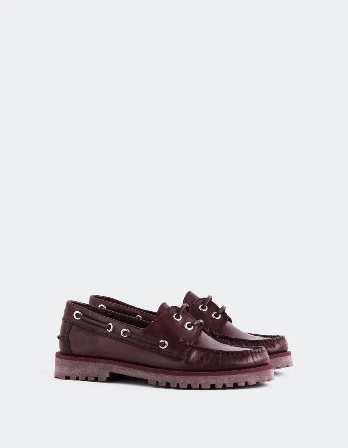 Gaia Burgundy Leather sold by L'Intervalle product image thumbnail 3