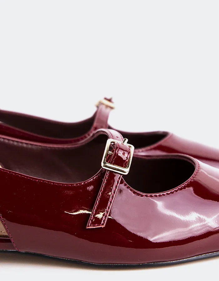 Ludisia Burgundy Patent sold by L'Intervalle product image thumbnail 3