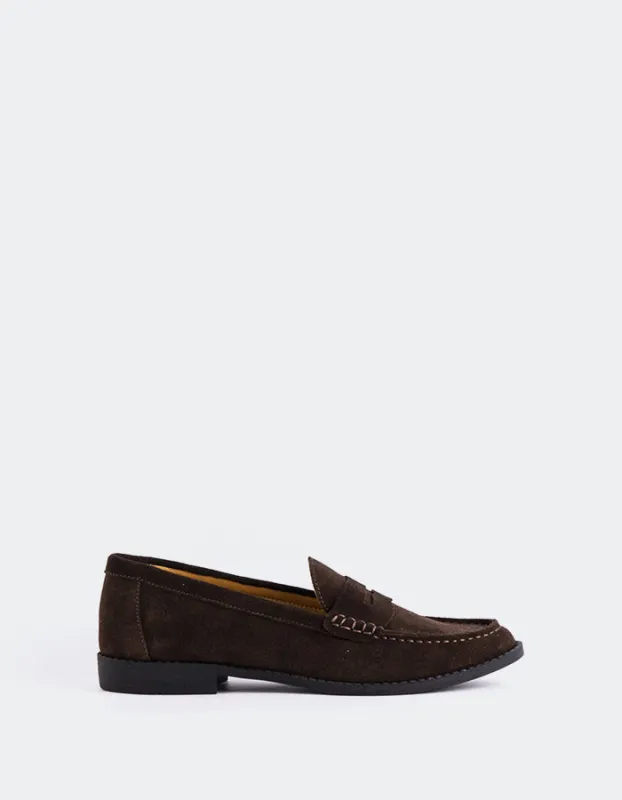 Lettine Brown Suede sold by L'Intervalle
