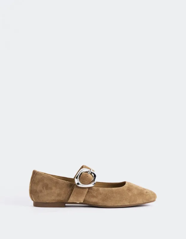 Vady Taupe Suede sold by L'Intervalle