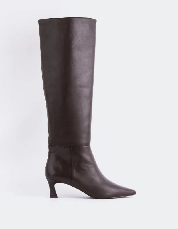 Sorene Brown Leather sold by L'Intervalle