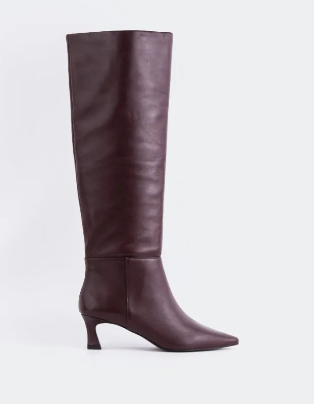 Sorene Burgundy Leather sold by L'Intervalle