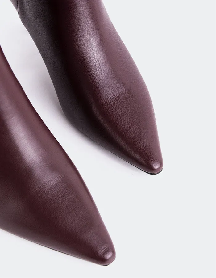 Sorene Burgundy Leather sold by L'Intervalle product image thumbnail 2