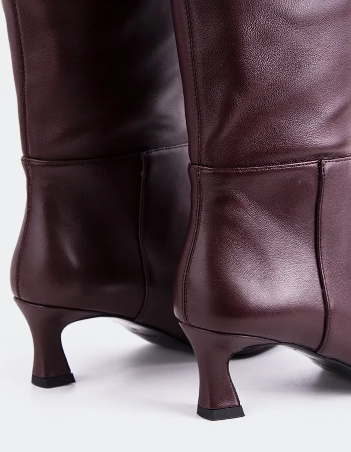Sorene Burgundy Leather sold by L'Intervalle product image thumbnail 4