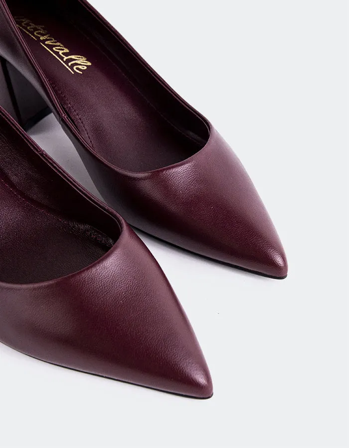 Josephine Burgundy Leather sold by L'Intervalle product image thumbnail 2