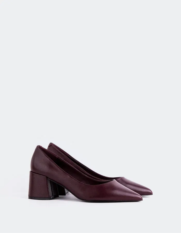 Josephine Burgundy Leather sold by L'Intervalle product image thumbnail 3