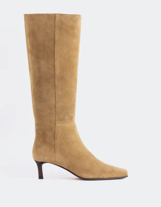 Giulia Taupe Suede sold by L'Intervalle