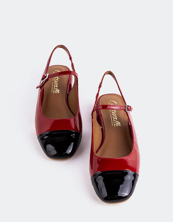 Miltonia Black/Burgundy Patent sold by L'Intervalle product image thumbnail 5