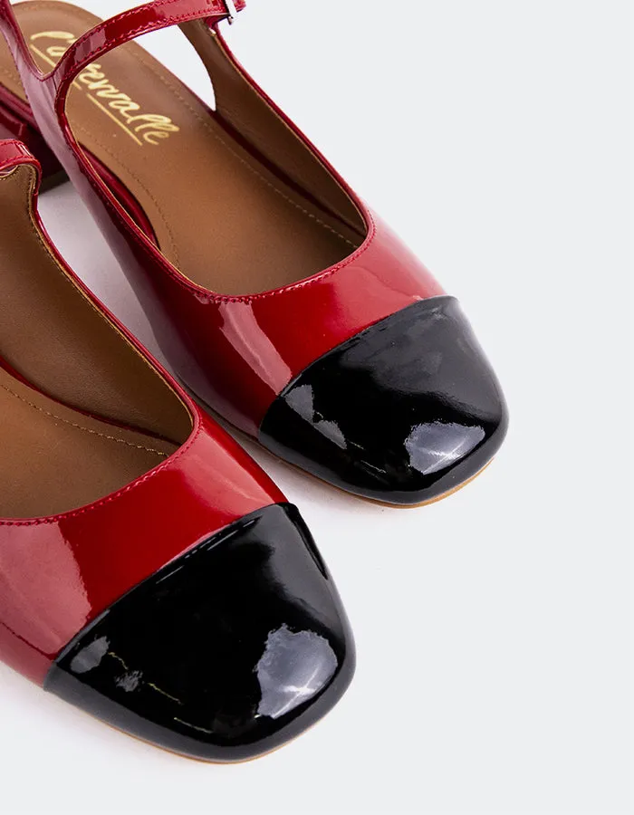 Miltonia Black/Burgundy Patent sold by L'Intervalle product image thumbnail 2