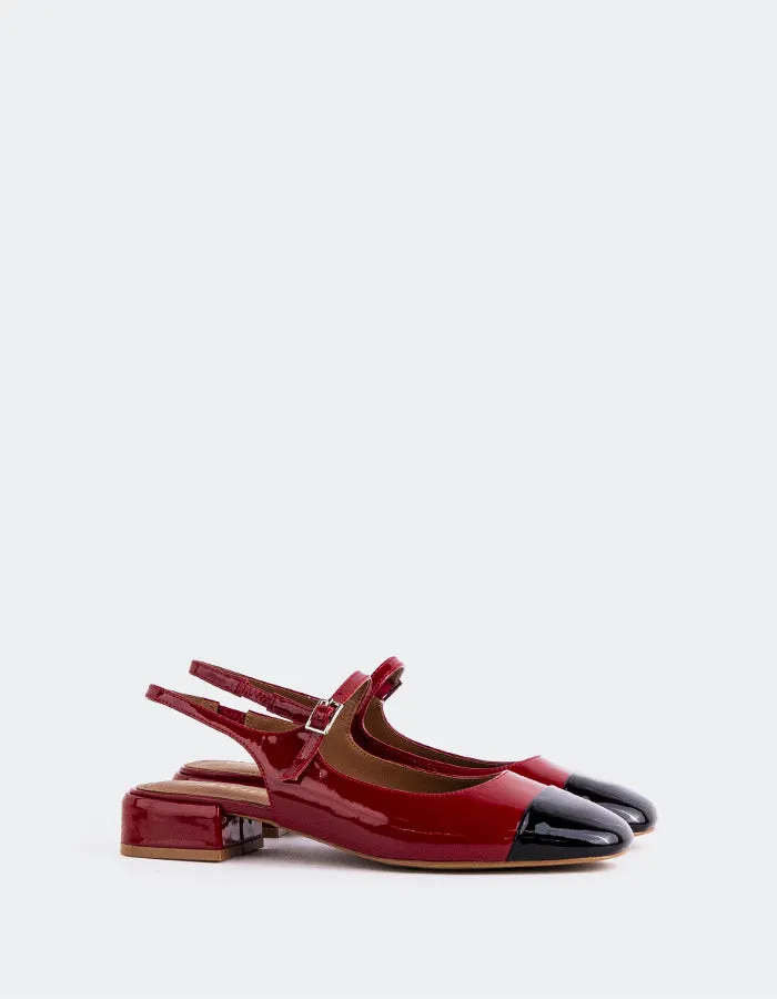 Miltonia Black/Burgundy Patent sold by L'Intervalle product image thumbnail 3