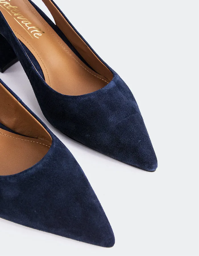 Dalida Navy Suede sold by L'Intervalle product image thumbnail 2