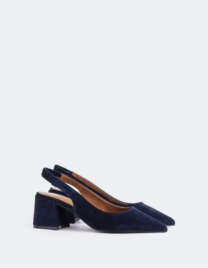 Dalida Navy Suede sold by L'Intervalle product image thumbnail 3