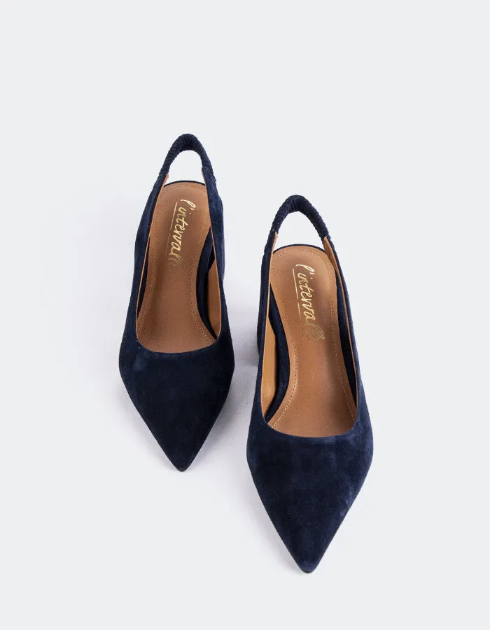Dalida Navy Suede sold by L'Intervalle product image thumbnail 5