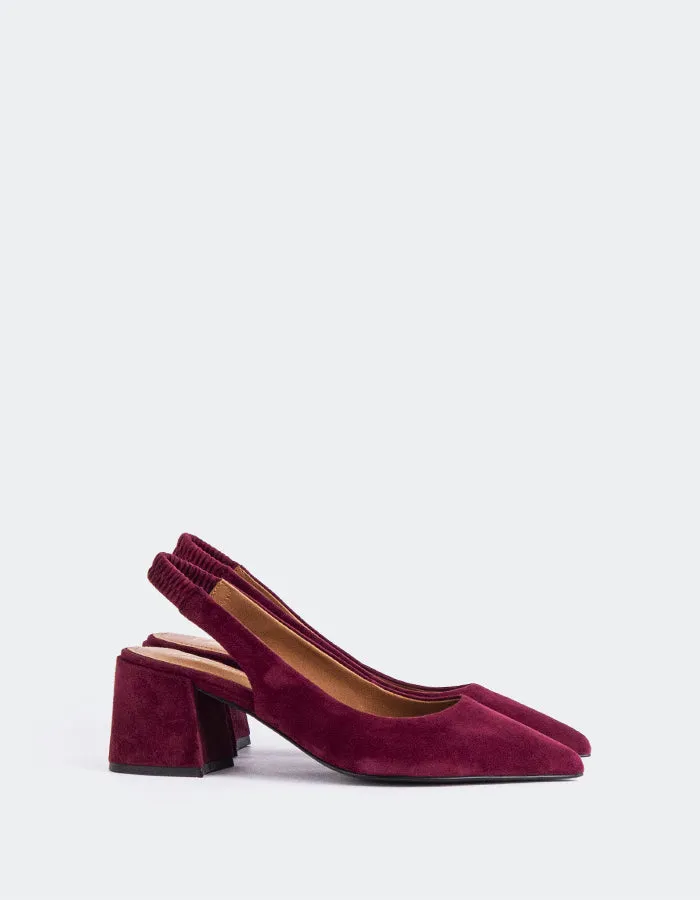 Dalida Burgundy Suede sold by L'Intervalle product image thumbnail 3