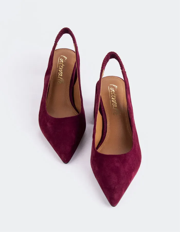 Dalida Burgundy Suede sold by L'Intervalle product image thumbnail 5