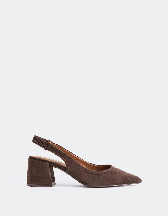 Dalida Brown Suede sold by L'Intervalle