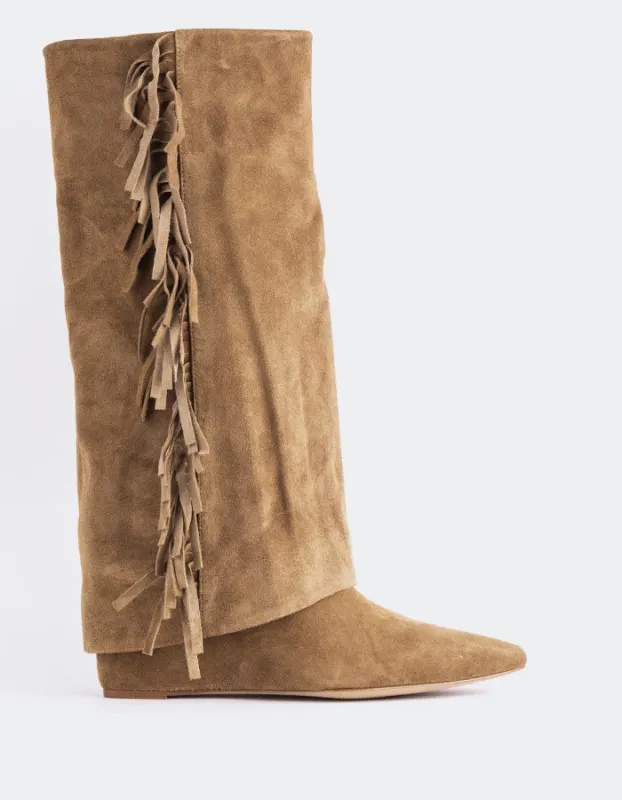 Galvani Taupe Suede sold by L'Intervalle