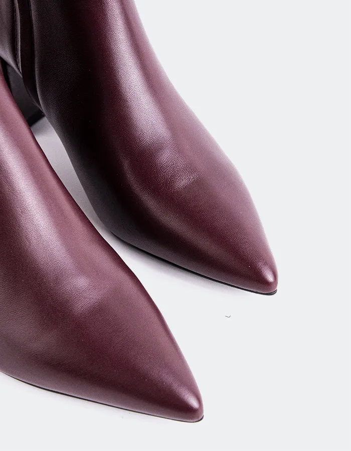 Eugenie Burgundy Leather sold by L'Intervalle product image thumbnail 2