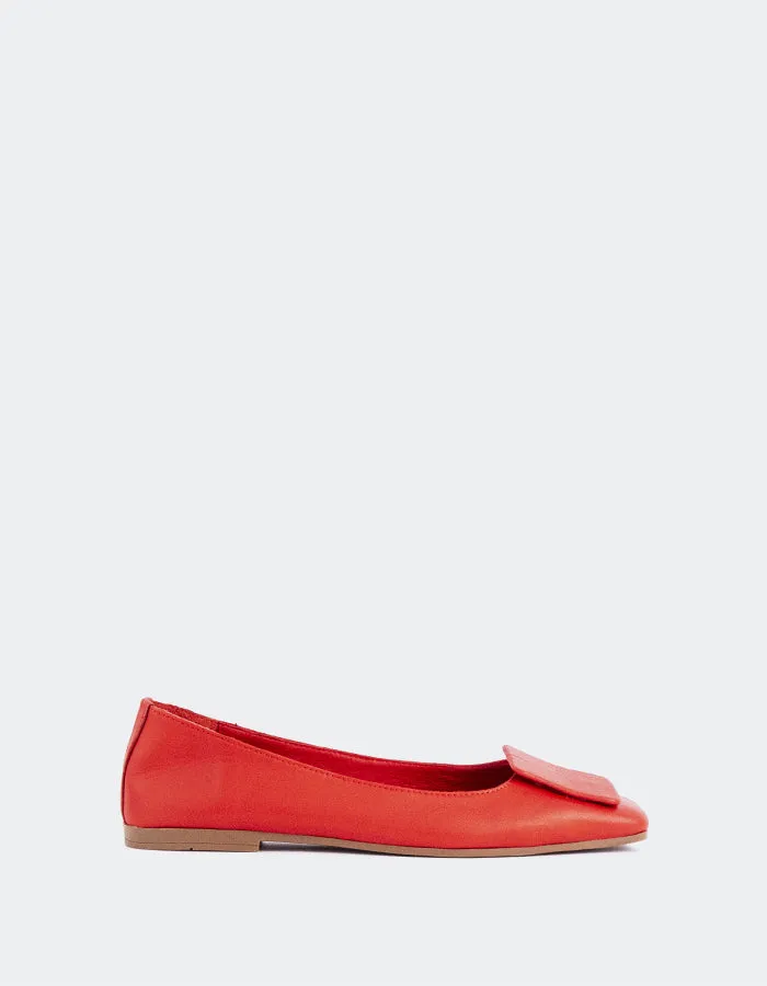 Prianca Red Leather sold by L'Intervalle