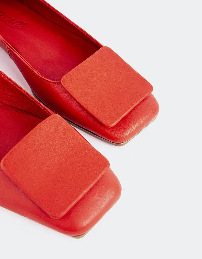 Prianca Red Leather sold by L'Intervalle product image thumbnail 2