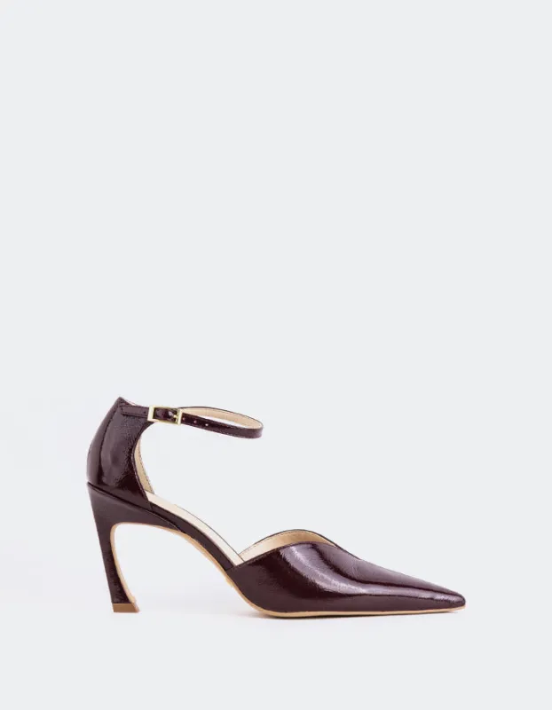 Rozana Burgundy Naplack sold by L'Intervalle