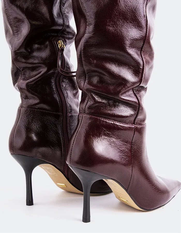 Bryson Burgundy Leather sold by L'Intervalle product image thumbnail 5