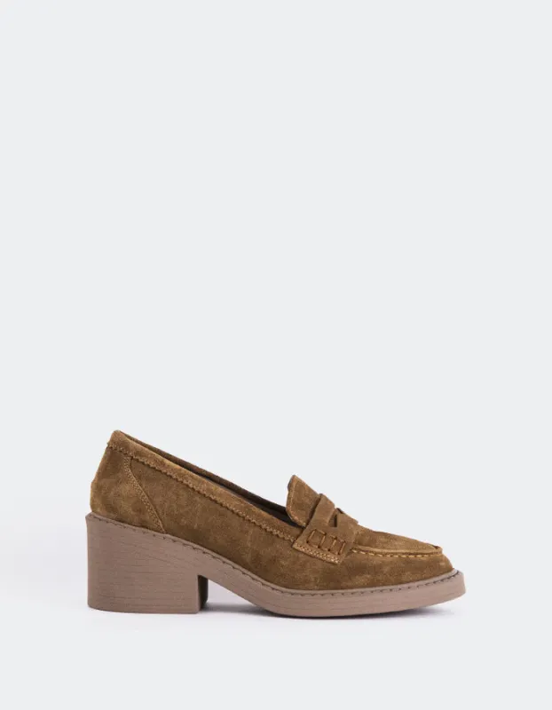 Edessa Tan Suede sold by L'Intervalle