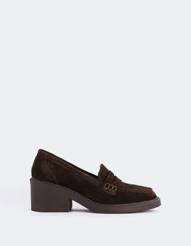Edessa Brown Suede sold by L'Intervalle